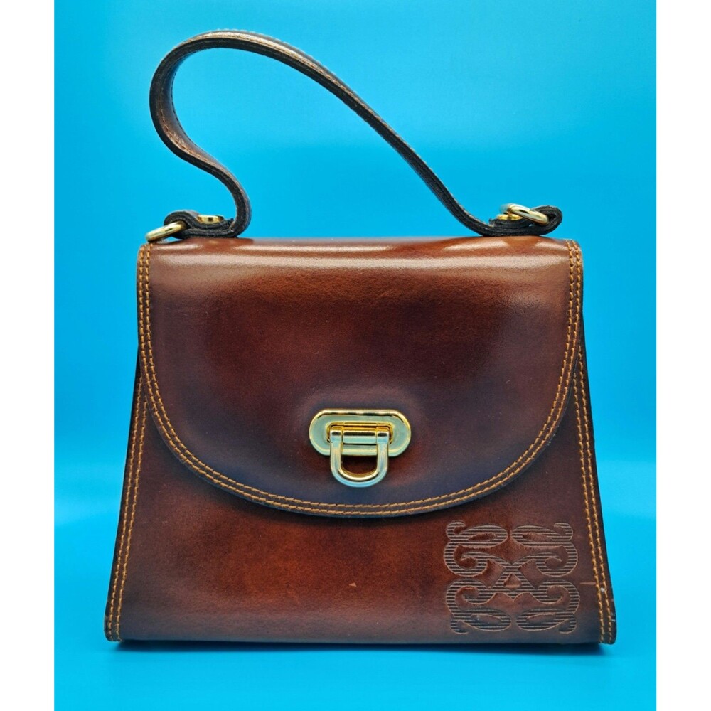 ✨ 70’S VINTAGE LUXURY  MINI PURSE GENUINE LEATHER RARE STYLE✨
